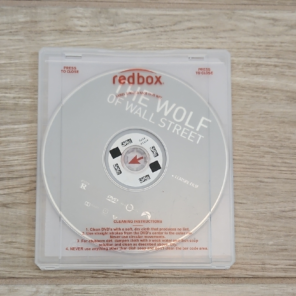 Redbox DVD The Wolf of Wall Street